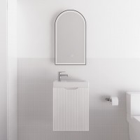 Matte White Fluted